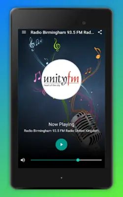 Unity FM 93.5 Birmingham Radio android App screenshot 1